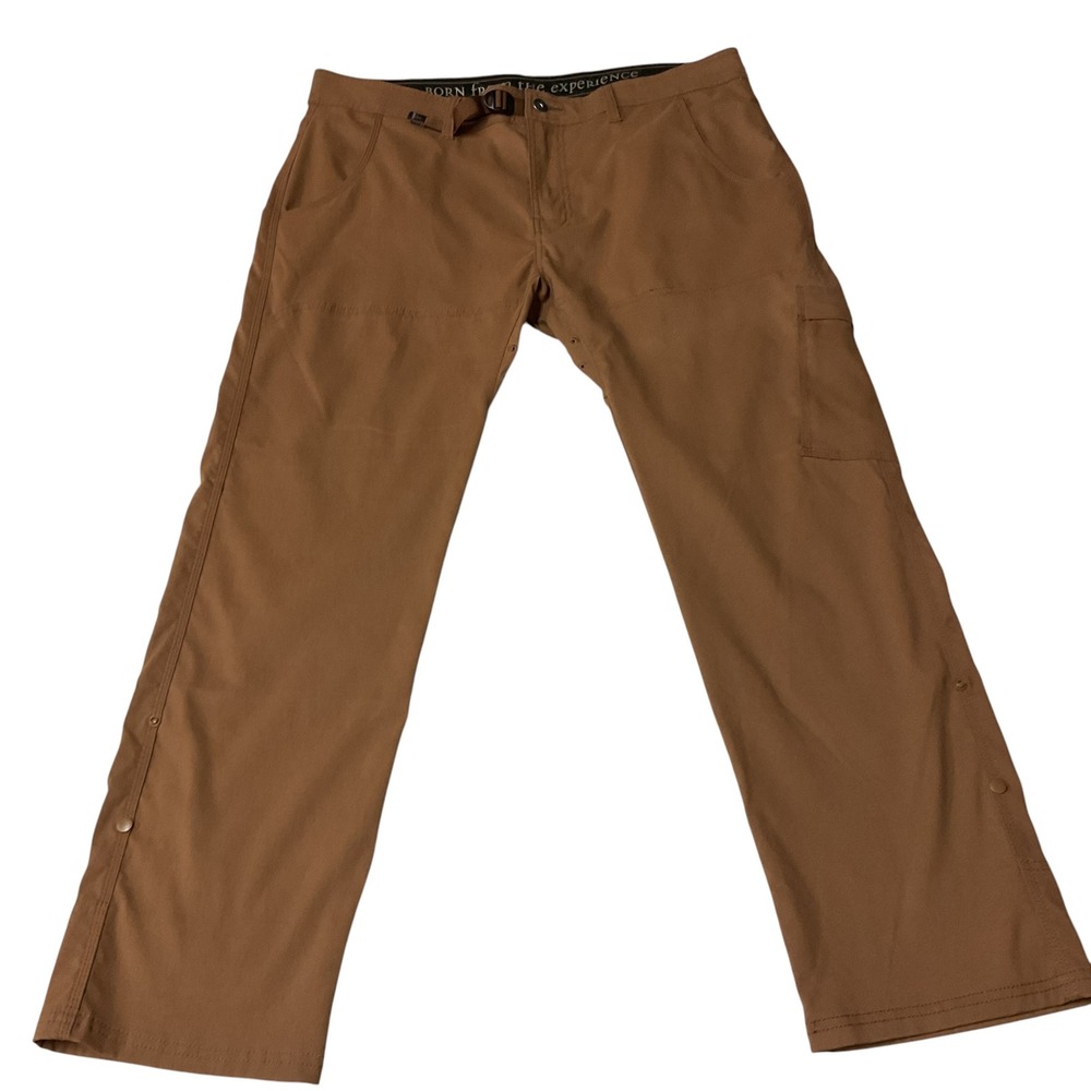 Prana Men's Zion Utility Outdoor Hiking Straight Leg Breathe Cargo Pants Size 38 - Picture 2 of 10